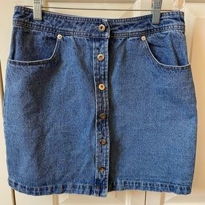 Honey Punch denim skirt